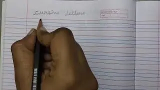 English cursive writing O,P  captial letters