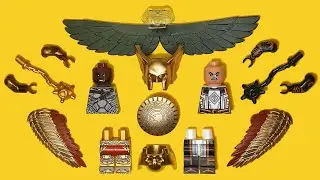LEGO Hawkgirl (Superman) VS. Hawkman (Black Adam) | Unofficial Minifigure | DC