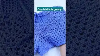 tutorial Disponible #crochet #shortcrochet #crochet #howto #crocheting #toptejido