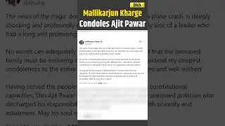 Ajit Pawar News: Congress Chief Mallikarjun Kharge Mourns Ajit Pawar&rsquo;s Tragic Death In Plane Crash