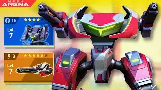 Stalker + Tetra Rifle 8 ☠️| Silent Sniper! | Mech Arena