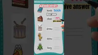 rearrange#jumbled letters#education #grammar and vocabulary#youtube shorts
