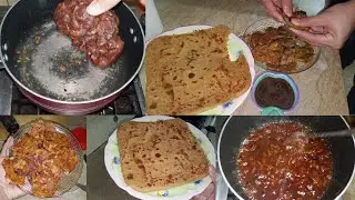 Pakora And Paratha With Imli Chatni Recipe| Imli Ki Chatni Bnane Ka Tarika| Imli Souce Making #imli 