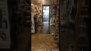 Flash Flood at Local Gun Shop. Flooding From Major Storm At Gun Store.
