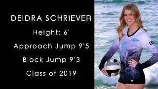 Deidra Schriever #3 Outside Hitter Class of 2019 Tstreet Volleyball Club