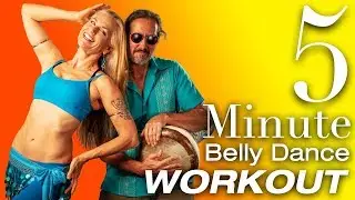 Double Hip Drop - 5 Minute Belly Dance Beginner Workout