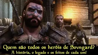 Skyrim - Quem são todos os heróis do Salão do Valor de Sovngard? (Ysgramor, Olaf, Jurgen, Ulfgar...)