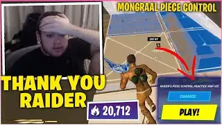 MONGRAAL CRACKED In Arena After Trying RAIDER464 PIECE CONTROL Map | 20,000 Points (Fortnite)