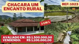 REF. 1023, CHACARA/SITIO UM ENCANTO RURAL EM PEDRO TOLEDO - SP, POR R$ 1.100.000,00.