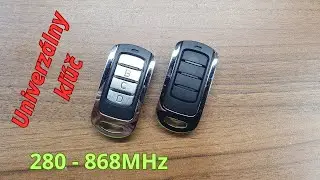 #8 Programovanie univerzálneho ovládača 280-868MHz