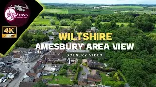 Relaxing Drone Footage of Amesbury and Wiltshire Countryside (4K UHD)