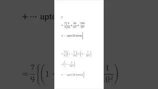JEE Mains Problem #1 shorts  : Sequence & Series- part 1