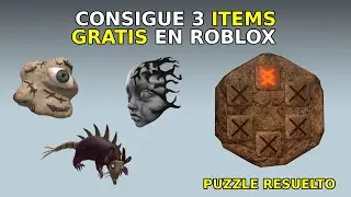 COMO RESOLVER EL PRIMER PUZZLE Y CONSEGUIR 3 ITEMS GRATIS EN ROBLOX | HALLOWEEN SPOTLIGHT