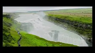 Impressive Gullfoss (Dettifoss) Waterfalls in Iceland