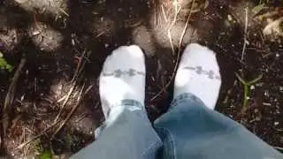 Little walk around in Under Armour socks