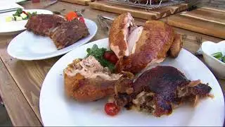 Masterbuilt 2-Rack Patio & Portable Electric Smoker with Rib Rack on QVC