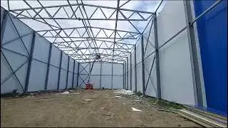 Наш новый проект. Склады из сэндвич панелей, почти 3000м2. 