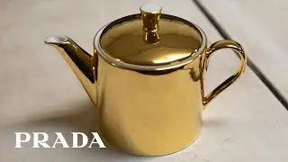 Discover the Elegance of Prada Home: Japanese Porcelain and Gold Tableware