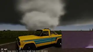 Tornado Research and Rescue: Probe Cam + VHS Effects!
