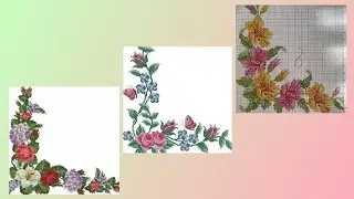 Most creative Giorgio's design cross stitch embroidery shirt corner ideas