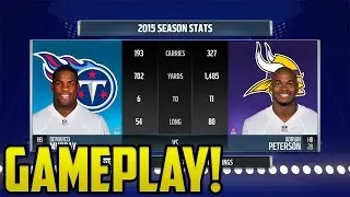 Madden 17 Tennessee Titans vs Minnesota Vikings  1st Quarter Gameplay