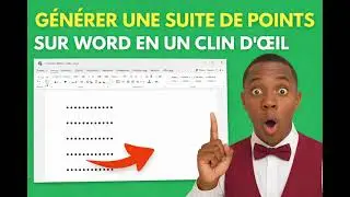 Comment g&eacute;n&eacute;rer une suite de points sur Word en un clin d&rsquo;&oelig;il (Astuce rapide)