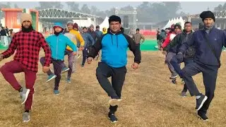 মুখের বাজনায় ছক নাচ প্র্যাকটিস || chau nach realcel / দিল্লীর মাঠে ওস্তাদ নাটুয়া ছৌ শিল্পীরা 