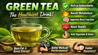 दुनिया की सबसे अच्छी चाय, सैंकड़ों बिमारियों से बचाये Best Green Tea || fitflex Anshul ||