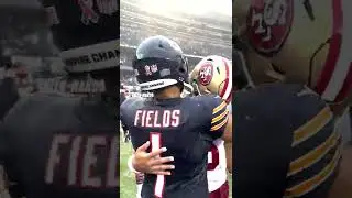 Justin Fields 🤝 Trey Lance #shorts