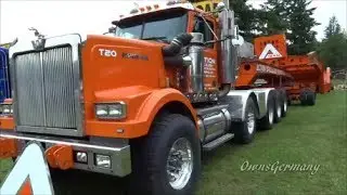 Western Star Heavy Haul Truck w/ a Huge Dual Lane Trailer