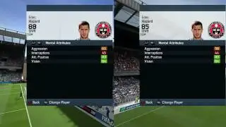 Fifa 14 Ultimate Team Hazard 88 Winter Upgrade Player Review In game Stats and Comparison!
