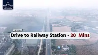 Vidit Signature Location Route Map | Drone View | Easy Access from Main Road | Jabalpur