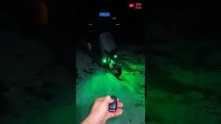 Easy plug decorating lights 🛵🛵 #shorts #motorcycle #bike #light #led #road #scooter #scooty #viral