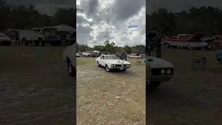 1969 Hurst Olds leaving the car show!! #automobile #hurst #oldsmobile