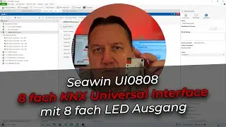 8 fach KNX Bin&auml;reingang Unterputz Schalterdose - Eingang f&uuml;r Melder, Fensterkontakt, Tasterinterface