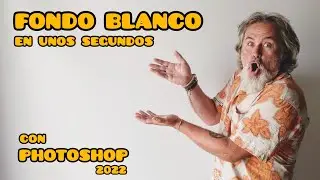 🤍Fondo blanco🤍 con Photoshop 2022 para fotografía de stock. Cómo lo logramos en solo unos segundos.