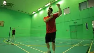 (6 STEPS) How To do a Forehand Badminton Clear (TUTORIAL)