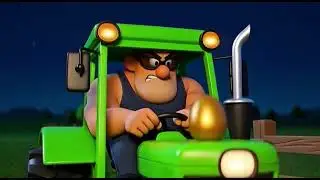 Thief vs Angry Farmer! 🚜🥚 Episode 4: Golden Egg Heist (3D Animation)