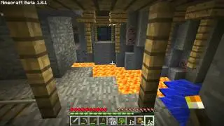 Minecraft: Beta 1.8 - Ravine, Abandoned Mine, Shady Enderman, Random Exploring, and More! (Part Two)