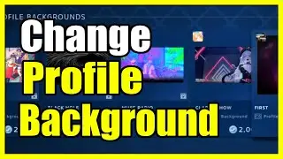 How to Change your Profile Background on Steam Deck (Spend Points)