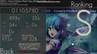 Osu! Taiko - Cirno's perfect math class - IOSYS (97.22%)