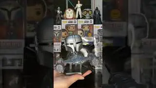 Funko Pop! The Mandalorian in N1 Starfighter with Grogu