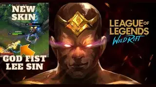 LEE SIN NEW SKIN GOD FIST / LEE SIN GAMEPLAY SOLO Q