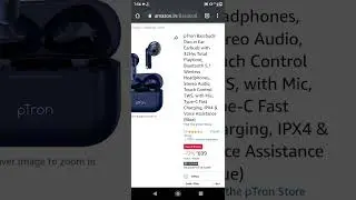 pTron Bassbuds Duo in Ear Earbuds with 32Hrs Total Playtime