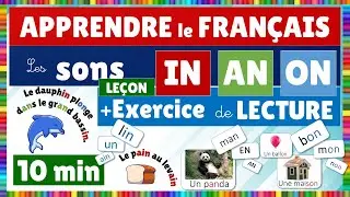 Compilation : Les sons IN, AN et ON : Leçons + EXERCICES de LECTURE