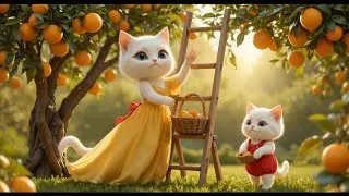 The Orange Juice Dream: Kitty&rsquo;s Airplane Adventure ✈️😺🍊#cat#cute#adorable#viral#aicats#fyp
