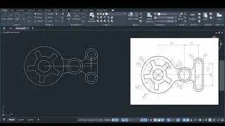 AutoCAD 2D Mechanical Drawing | Practice Drawing for Diploma & BTech #autocad