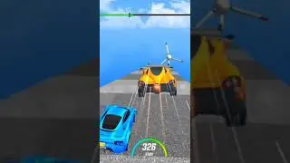 impossible car stunt #race #rampcarstunts3d #shorts