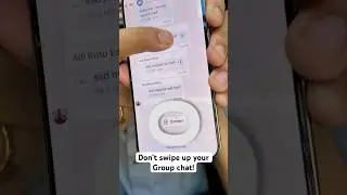 Stop swiping up your Group Chats!