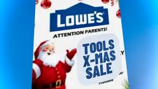 Walk through Christmas 2021 sale at Lowes Miter saws, Storage, Power tools and more